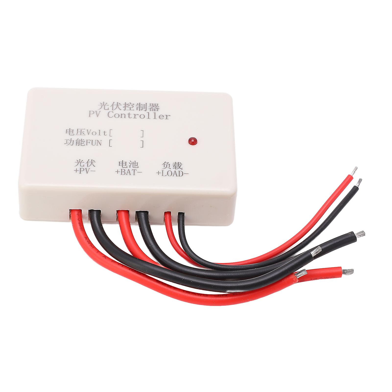 PV Controller IP65 Waterproof Solar Charge Panel Battery Intelligent Regulator for Caravan Boat