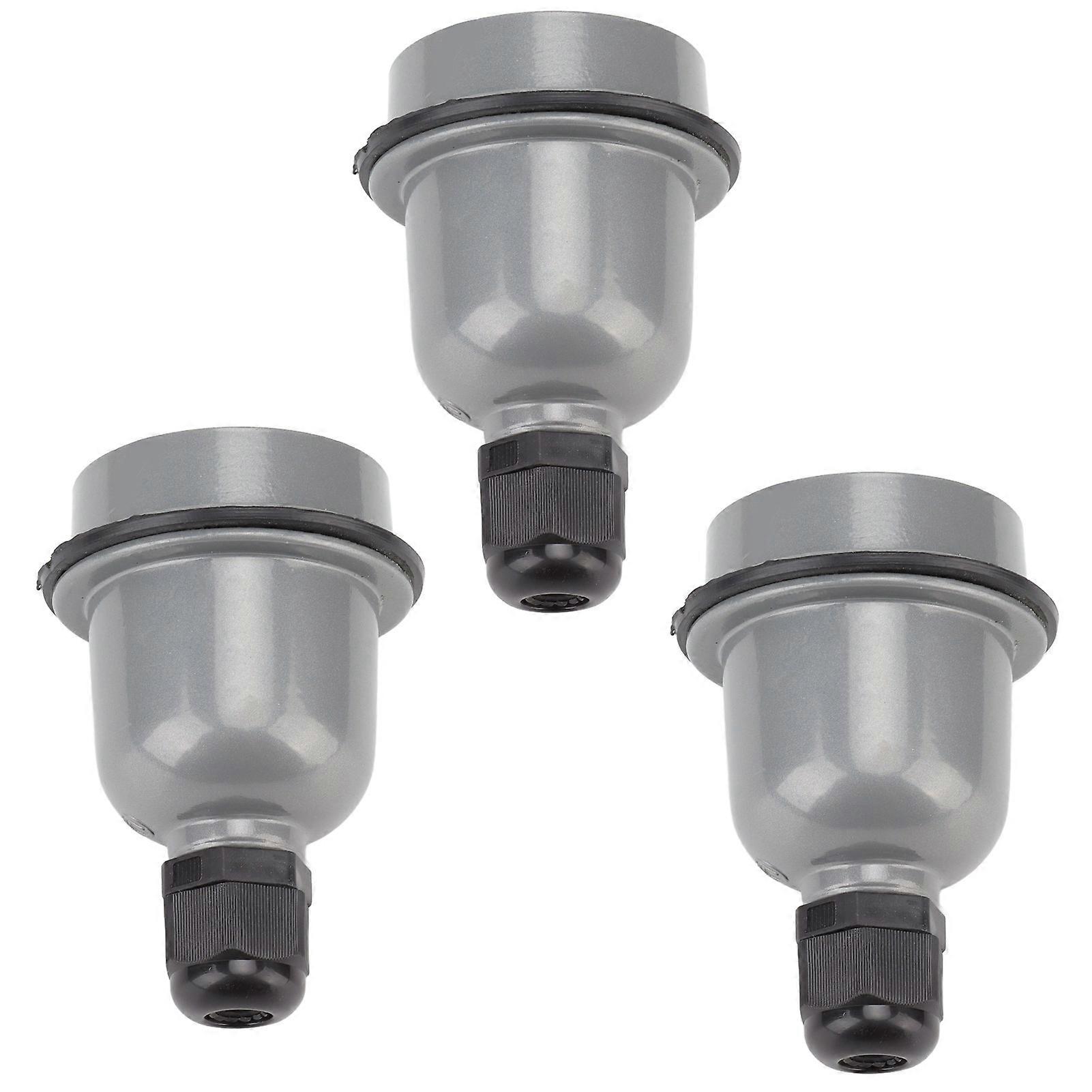 3 Pcs E27 Lamp Holder Waterproof Good Heat Insulation Anti Melting Ceramic E27 Light Socket 