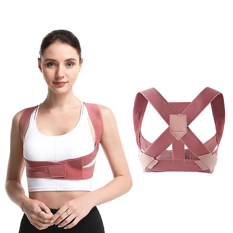 Posture Corrector Red Q Belt M Looped Straps Comfortable Support