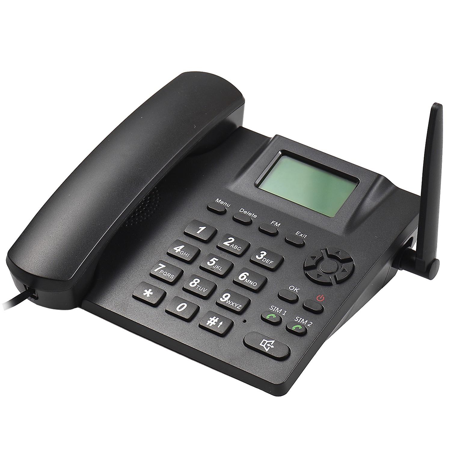 Fixed Wireless Landline Phone Desktop Telephone Support GSM 850/900/1800/1900MHZ Dual SIM Card 2G Co