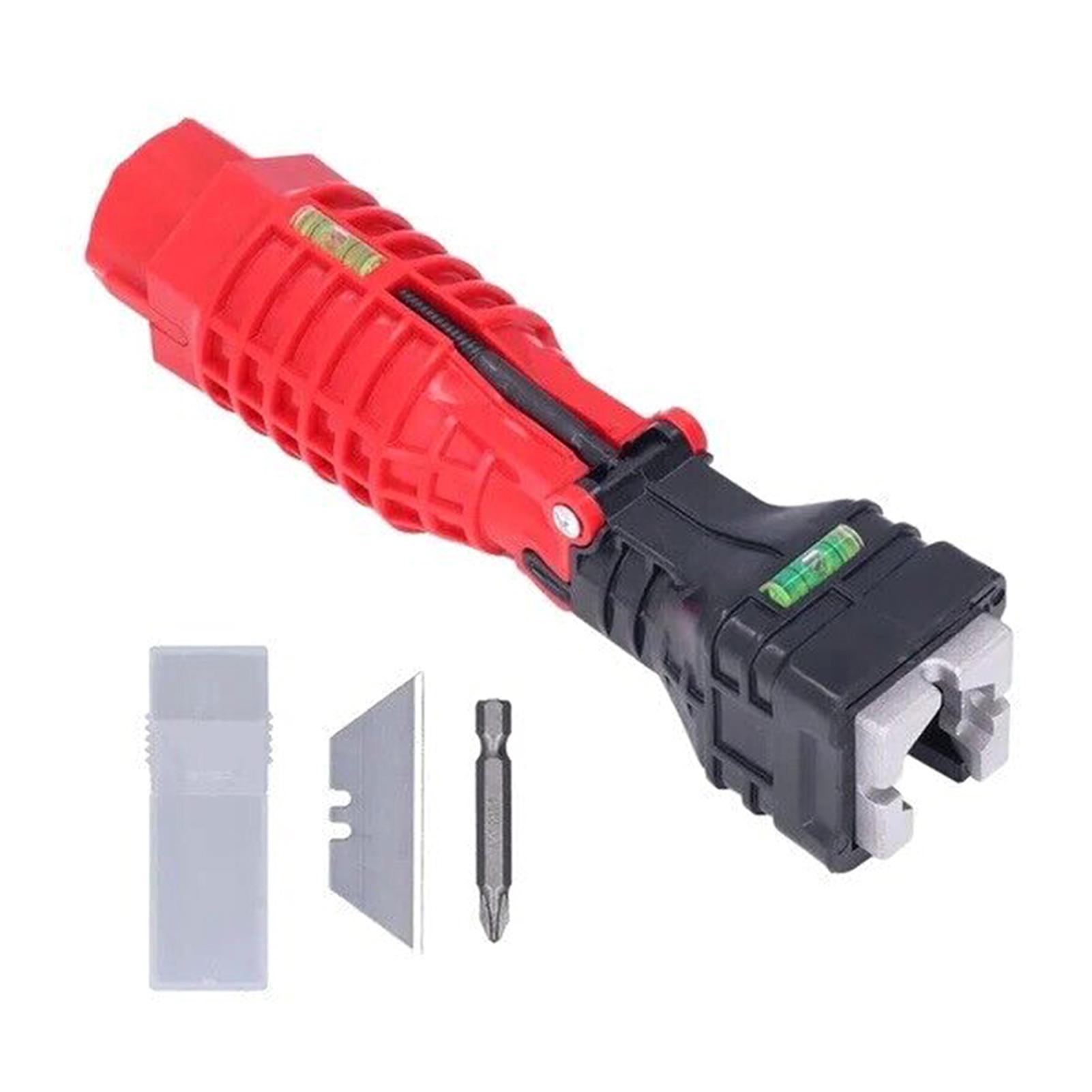 Multipurpose 18-in-1 Faucet Sink Installer Anti-slip Water Pipe Plumbing Tool for Pipe Nuts Filters