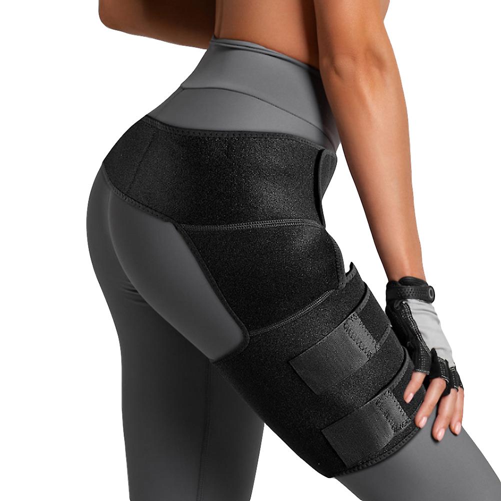 Hip Brace Thigh Hamstring Compression Support Wrap for Hip Flexor Strain, Groin Pull, SI Joint, Arthritis, Bursitis, Sciatic Nerve for Men Women