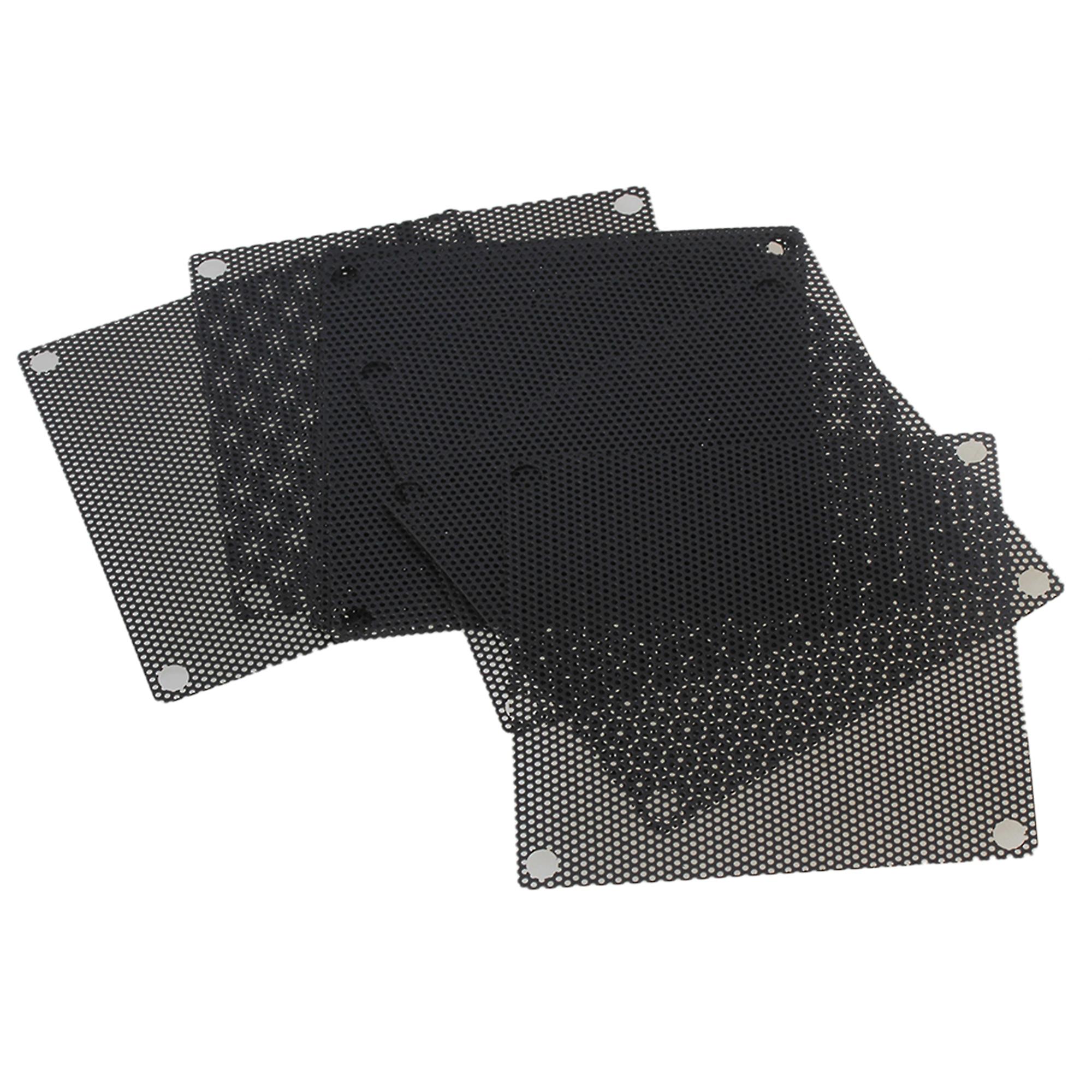 10 x Black PVC PC Fan Filter Case Computer Mesh 80mm