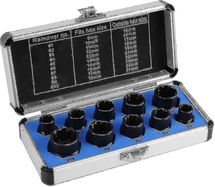 Damaged Stud Extractor Bolt Socket Kit for Removing Locking Wheel