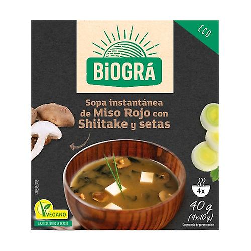Organic Miso Red Soup with Mushrooms 4 packets