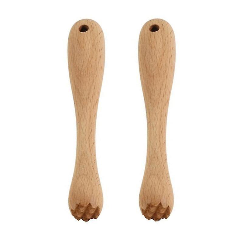 2pcs Wooden Food Muddler