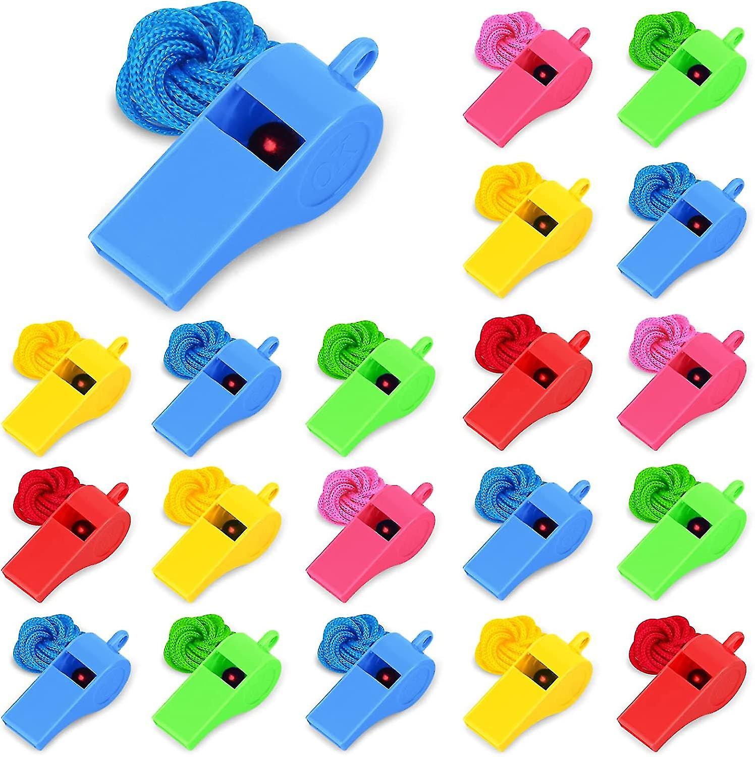 Plastic Whistle, Referee Whistle, Whistle With Lanyard Sports Whistle Kids Whistle School Sports Tra