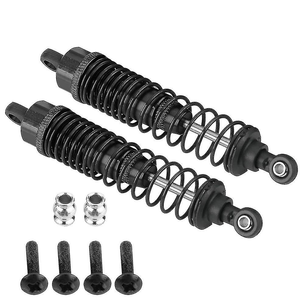 110 Car Rear Shock Absorber - 2pcs (black) For Himoto E10mtle10mte10bp