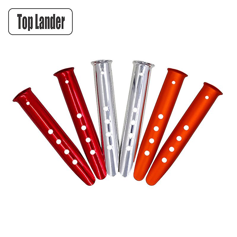 2 4 6 قطع خيمة التخييم أوتاد U شكل حصص لشاطئ في الهواء الطلق الثلج الرمال الألومنيوم خيمة الملحقات 23 سم سبائك الرمل الأرض أوتاد