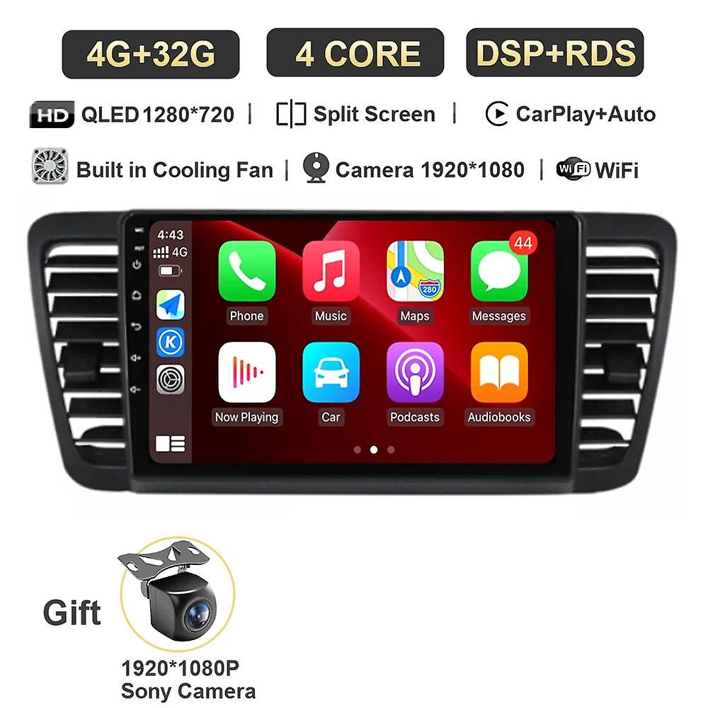 Android 13 Car Radio Multimedia 2 Din Video Player For Subaru Outback 3 Legacy 4 2003-2009 Stereo Navigation Gps 4g Carplay Wifi
