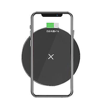 Black Qi15w Mobile Phone Wireless Fast Circular Charger For Apple Case For Iphone 12 Az11734