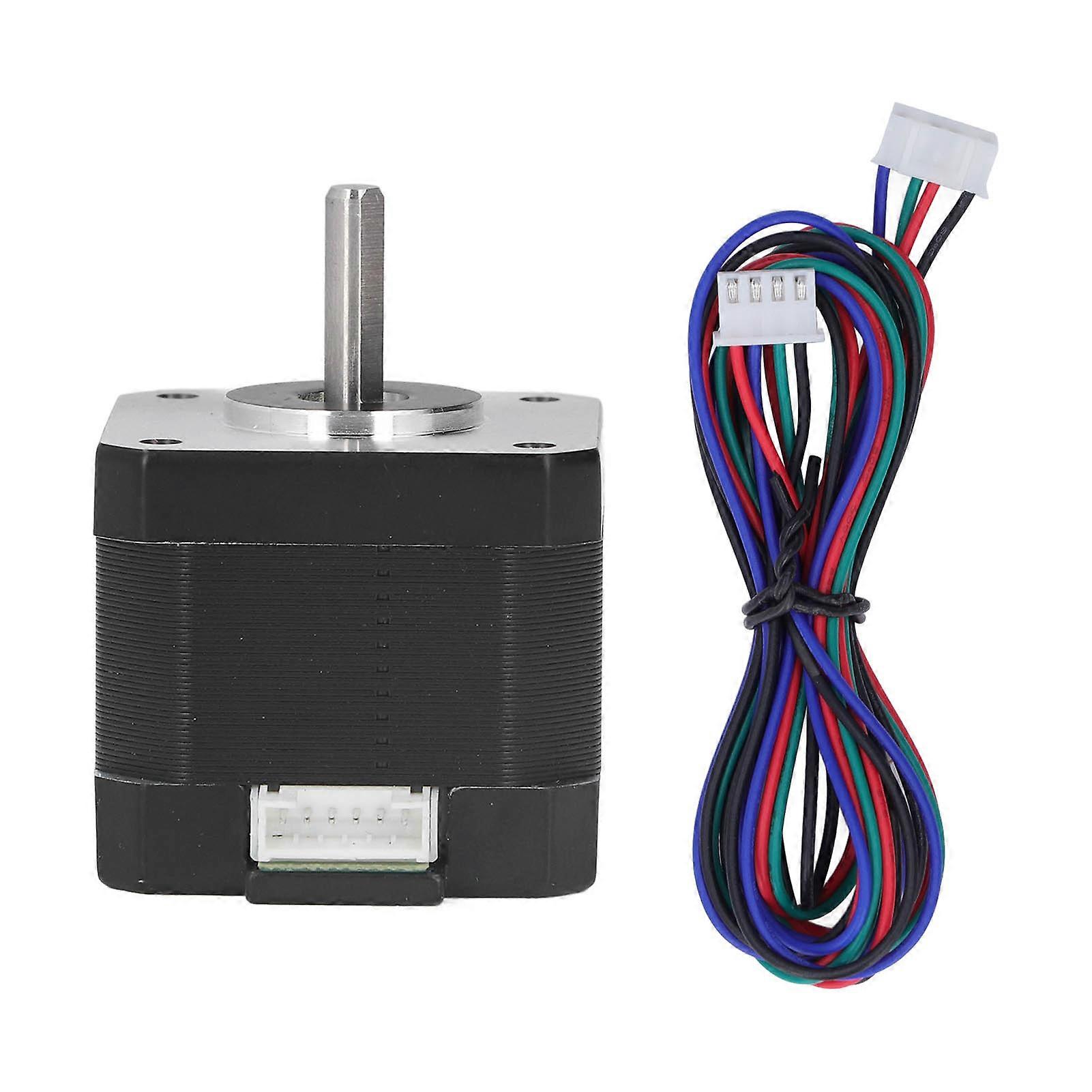 3d Printer Stepper Motor 42 Step 0.42n.m 2 Phase 4 Lead 1a 4.5v Dc Accessory Part