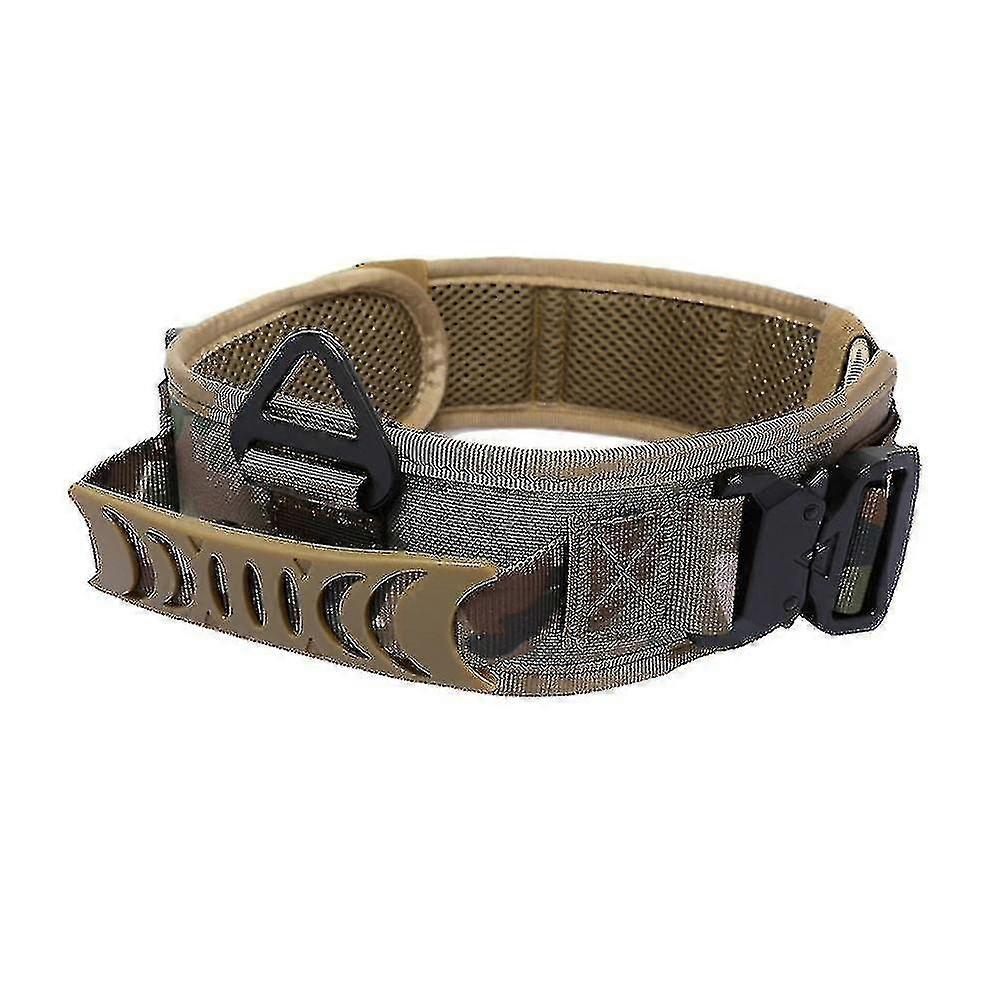 Pet Collars & Harnesses Large Heavy Duty Tactical Dog Collar Adjustable Nylon Military Training Coll