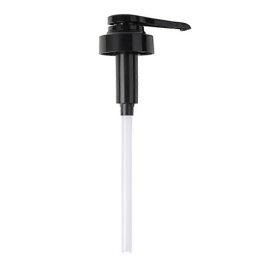 Syrup Bottle Nozzle, Sauce Plastic Pump - with Long Dip Tubes black