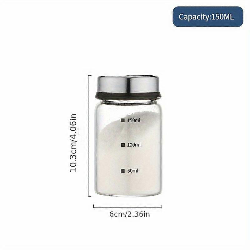Seasoning Bottle, Kitchen Spice Shakers, Glass Seasoning Jar, Creative Monosodium Glutamate Shakers, Salt Jar, Pepper Shakers, Seasoning Storage With