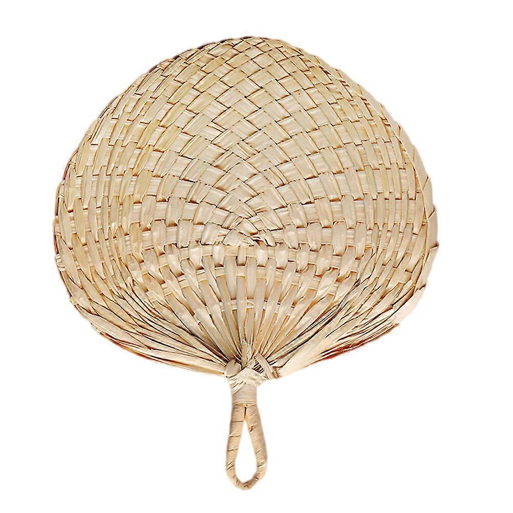 Hand Held Fan Summer Handmade Fan Handmade Fans Japanese Hand Fan Cattail Leaf Fan