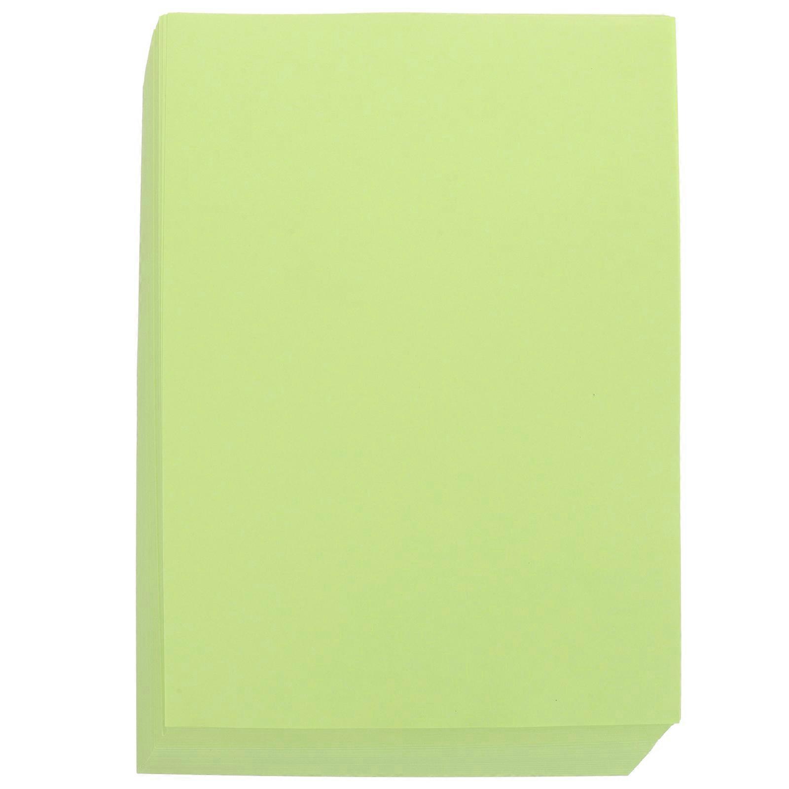 100 Sheets of Colored Folding Paper Painting Paper Origami Craft Paper Printing Paper Light Green