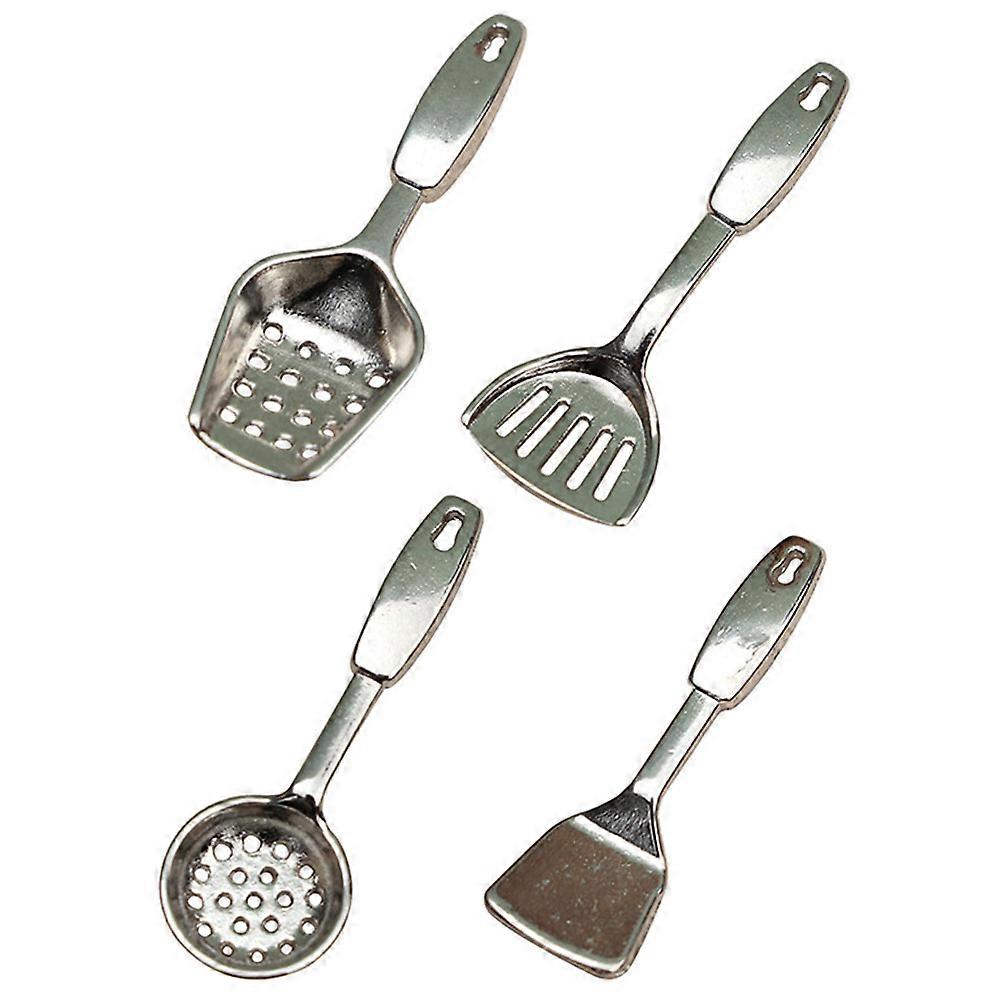 8pcs Mini Kitchenware Model Miniature Kitchen Utensils Mini House Kitchen Accessories