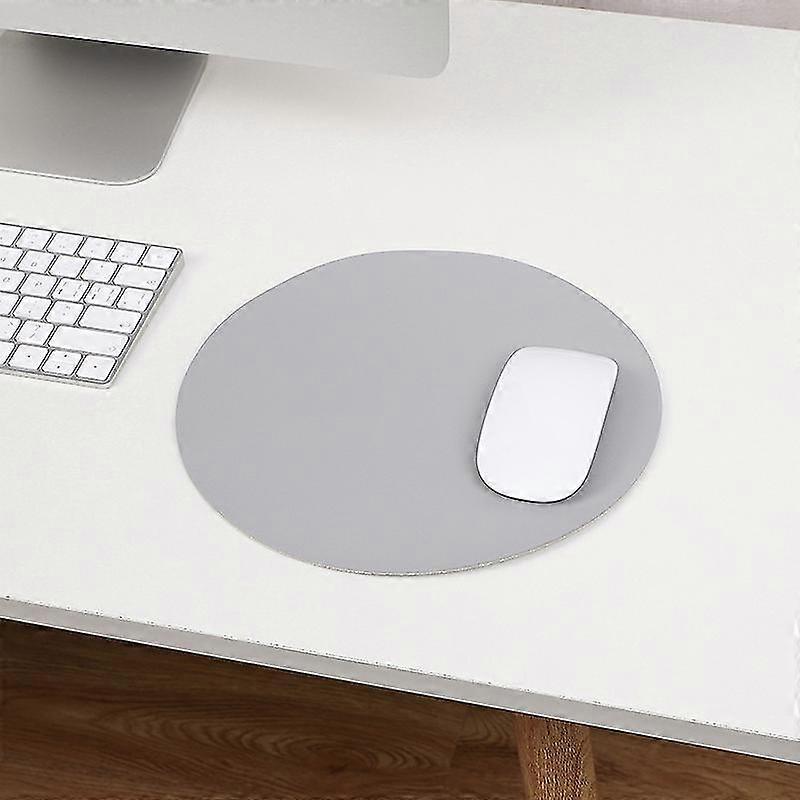 Mouse Pad Round Simple Morandi Waterproof Mouse Pads with Non-Slip Base Fouling & Heat Resistance Washable for Office-In Stock