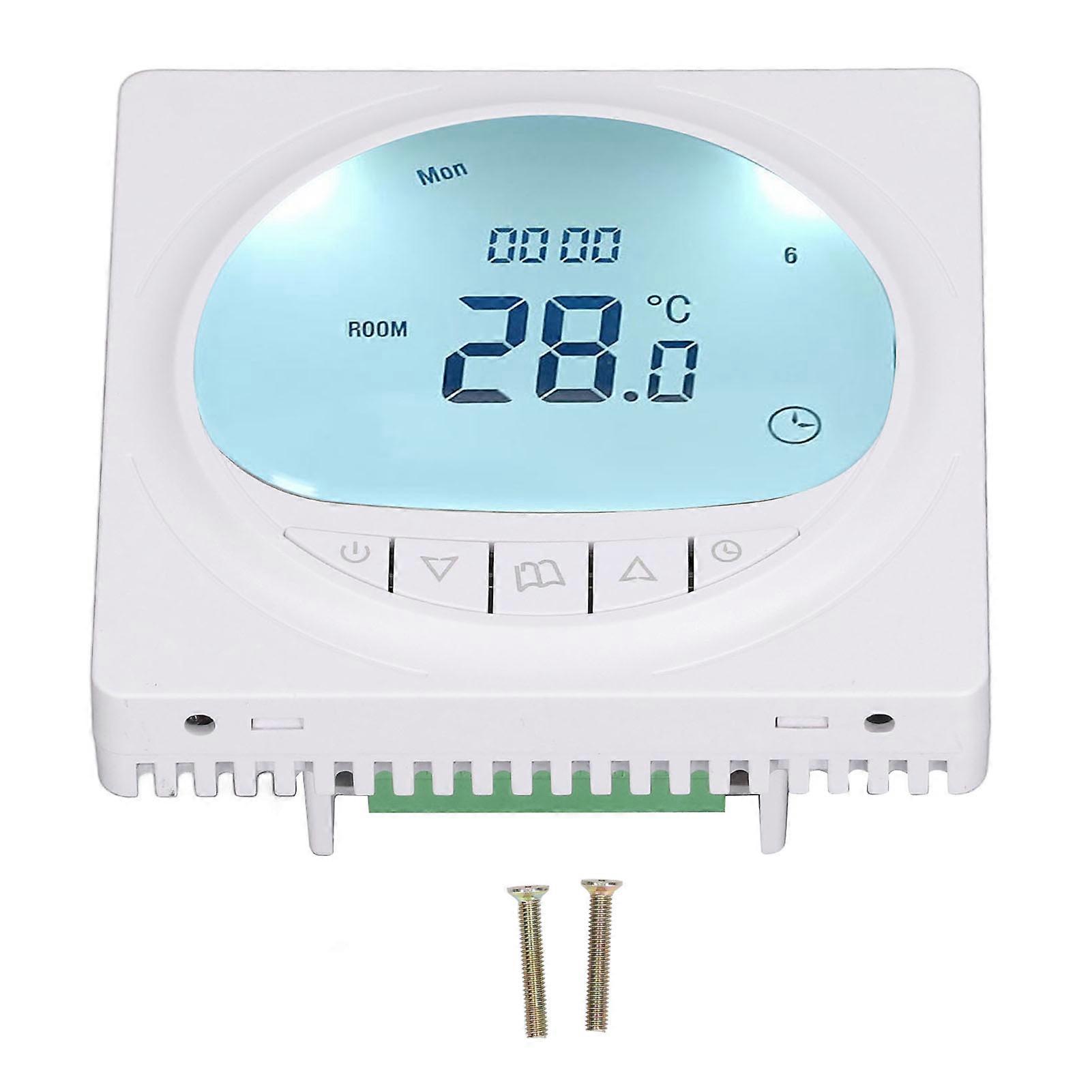 Water Floor Heating Thermostat Lcd Display Smart Home Temperature Controller Panel 220v