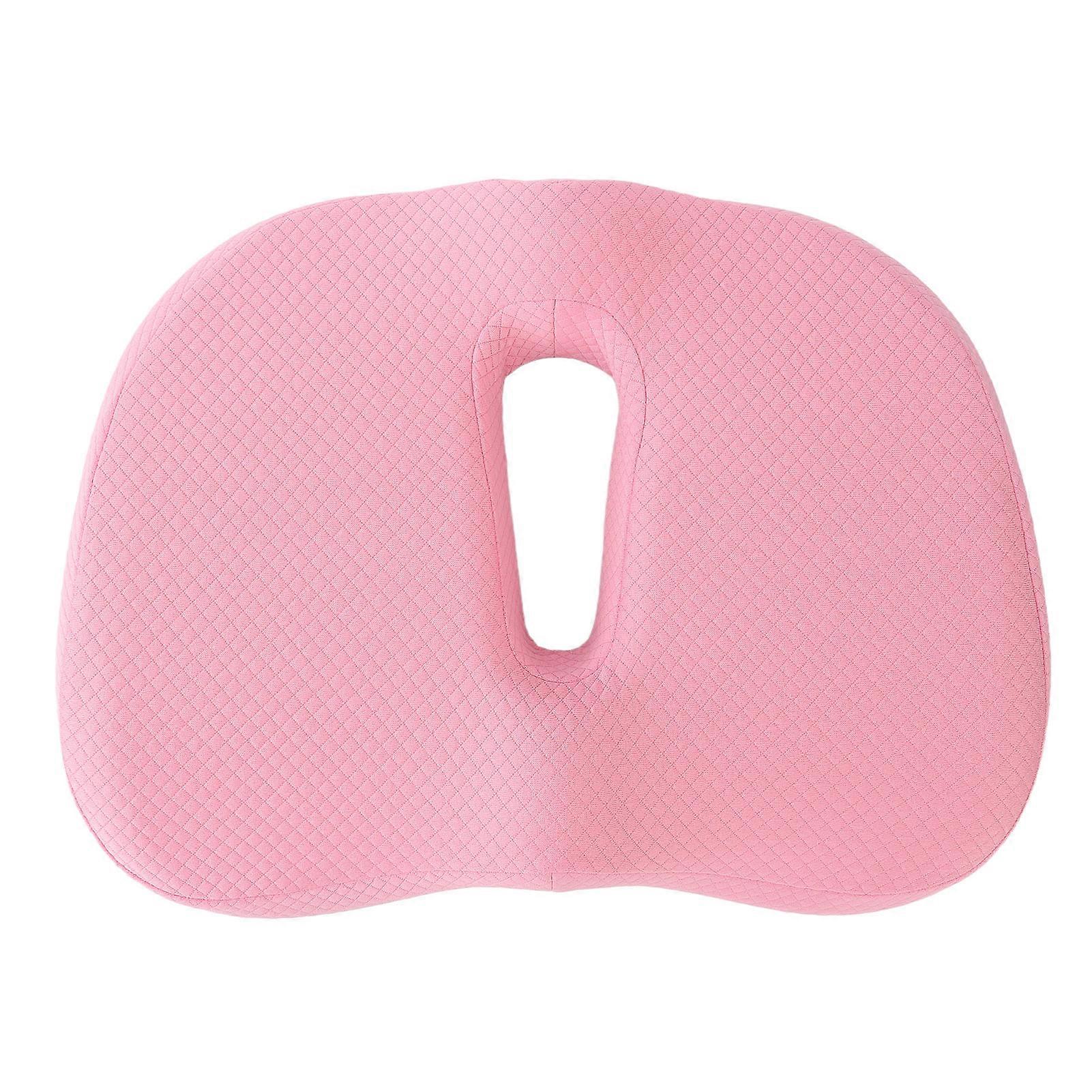 Donut Pillow Office Orthopedic Donut Cushion Memory Foam Soft Breathable Seat Pillow Pad Pink