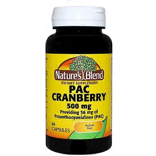 Nature's Blend PAC Cranberry, 60 Count (Pack of 1)