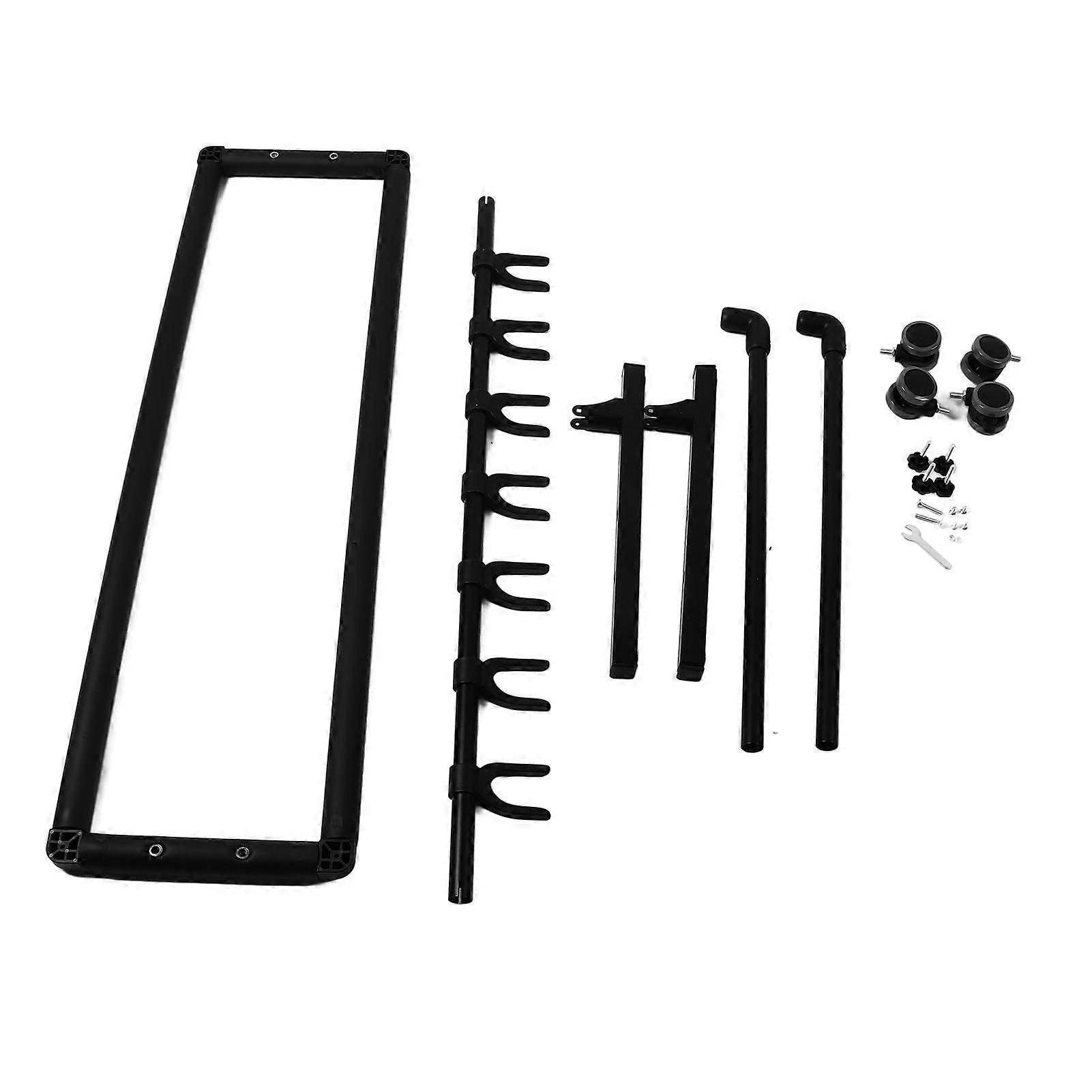 حامل عرض متعدد الجيتار المعدني و EVA متعدد القيثارات مع عجلات للمحلات التجارية FL 17W