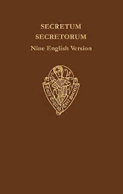 Secretum Secretorum Vol I Text