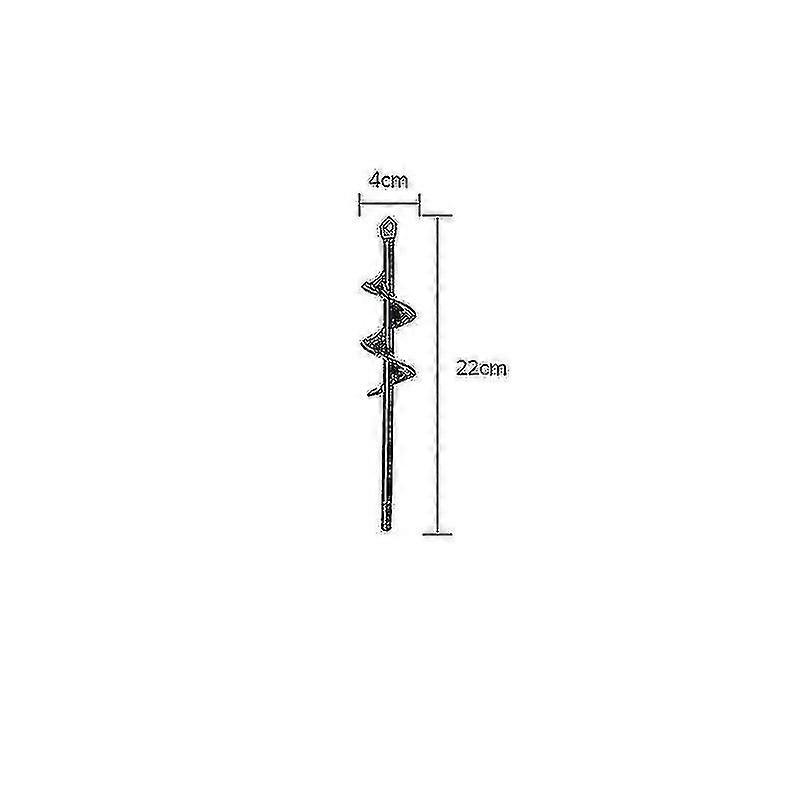 Garden Auger Drill Bit Tool Spiral Hole Digger Ground Drill Earth Drill