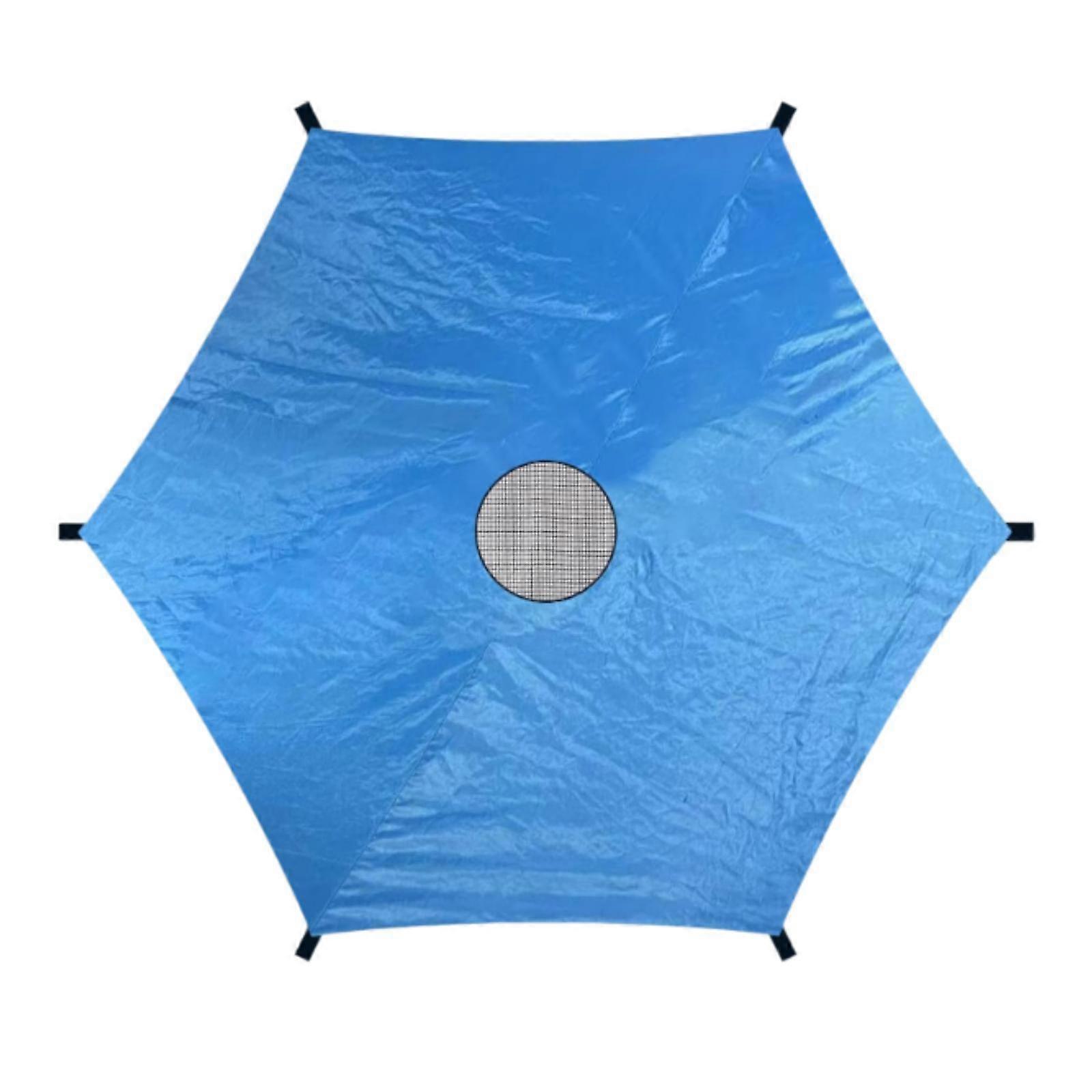 Housse pare-soleil pour trampoline d'été uniquement, pour 6 poteaux, 1,8 m