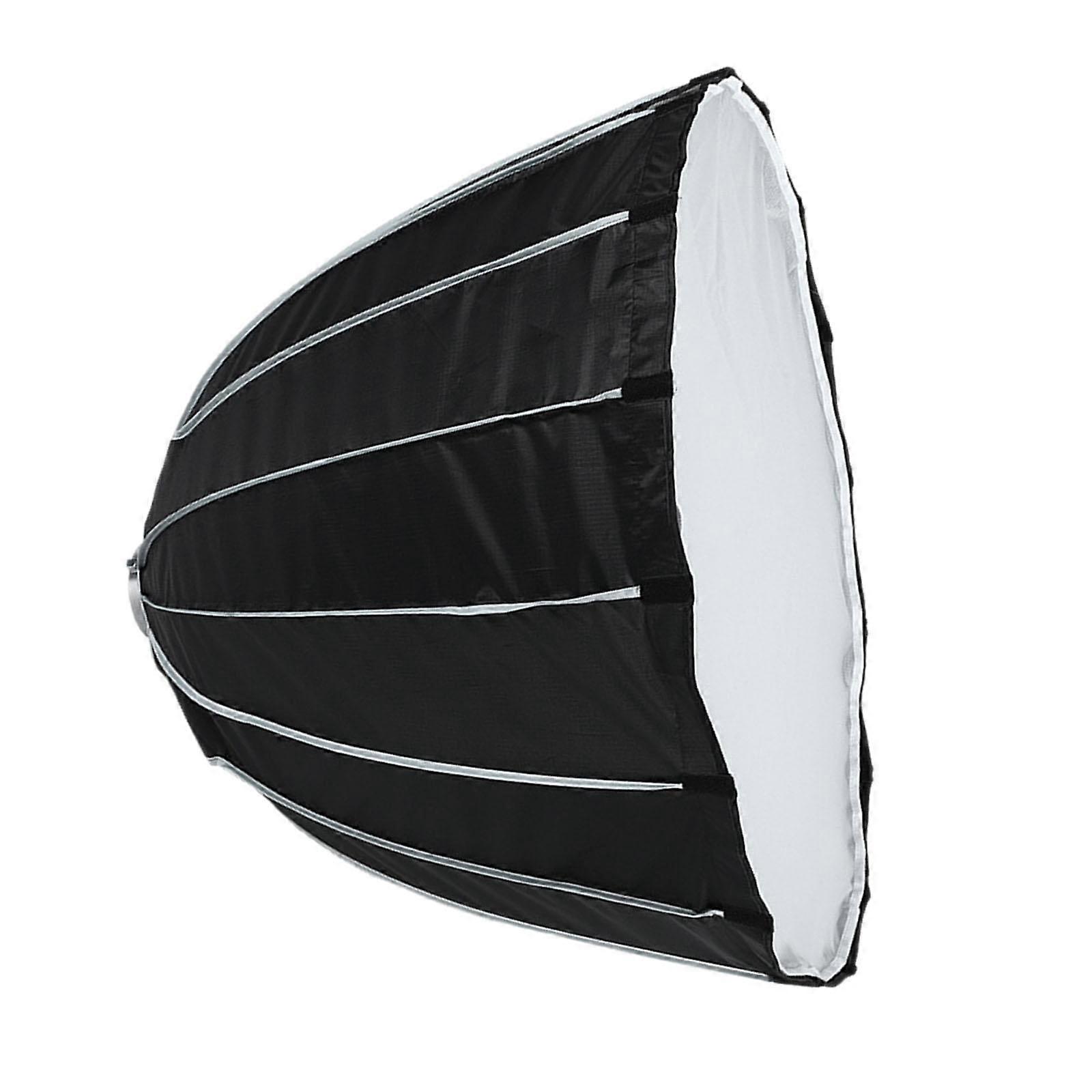 Deep Parabolic Softbox Professional Light Strobe Flash Softbox Quick Release 70cm with Grid