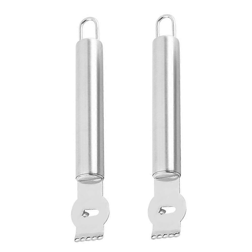 Tizzy 2 PiecesPeelers Lemon Grater Slicer Cutter Peeler Remover Opener with Curved