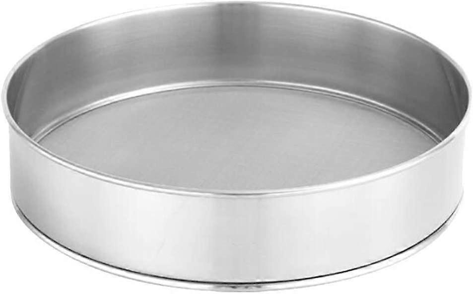 Edelstahl-Mehlsieb Feinmaschiges Backsieb 25 cm