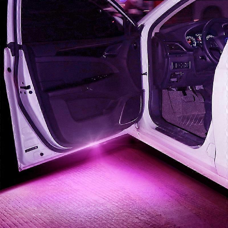 Car Led Welcome Light Magnetic Control USB Charging Auto Open Door Safe Anti-collision Signal Lamp Motor Vehicle Lighting