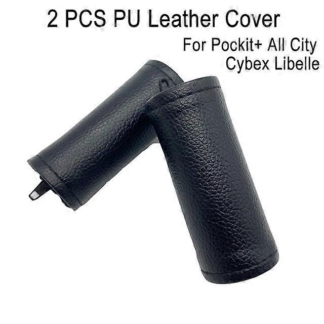 2pc/set 1:1 Baby Stroller Accessories Handle PU Leather Cover for GB POCKIT+ All City Cybex Libelle Handle Protective Case