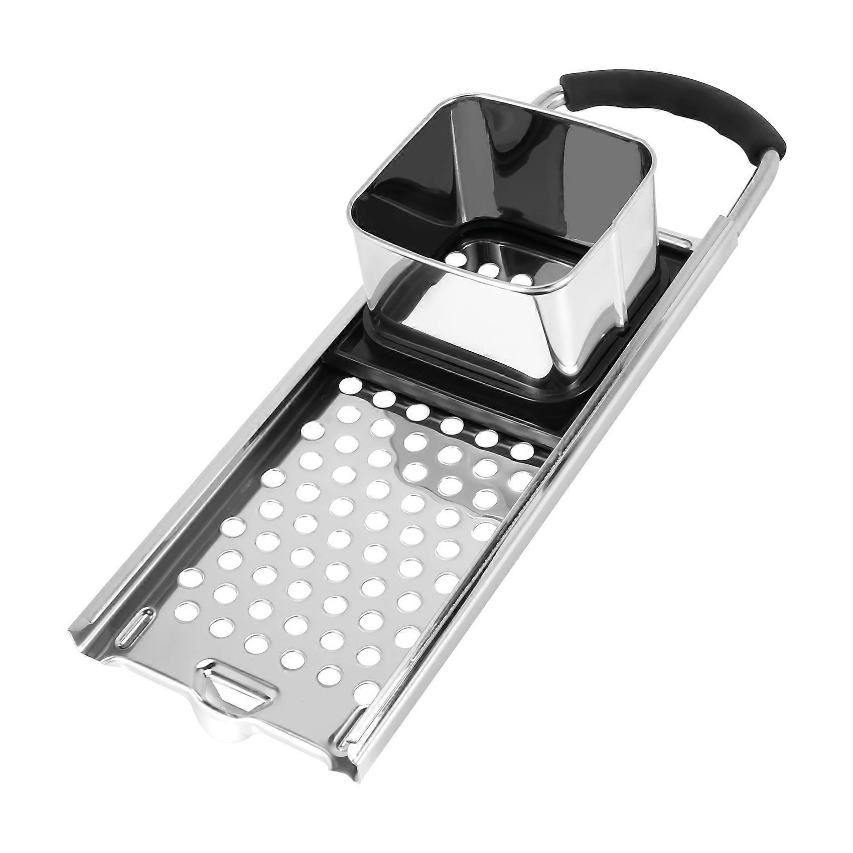 Stainless Steel Spaetzle Maker with Comfort Rubber Grip Handle for Dumpling Noodle