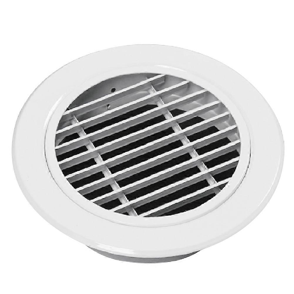 For 200mm Aluminum Alloy Louver Vent Grill Cover Round Single Layer Louver Windproof/Rainproof Line