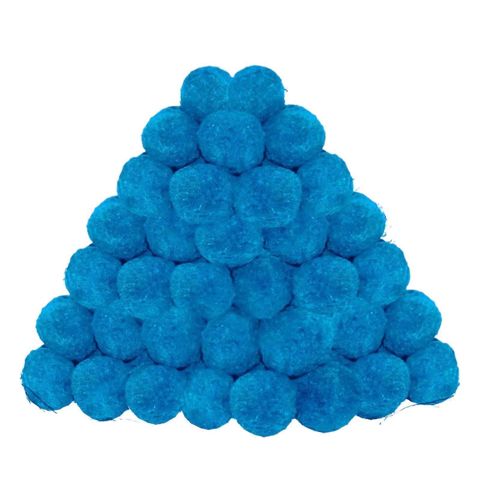2Pcs 200/500/700G Swimming Pool Filter Balls Pool Filter Sand Alternative Reusable Machine Washable Pool Filter System Blue Fiber Media Ball Kit