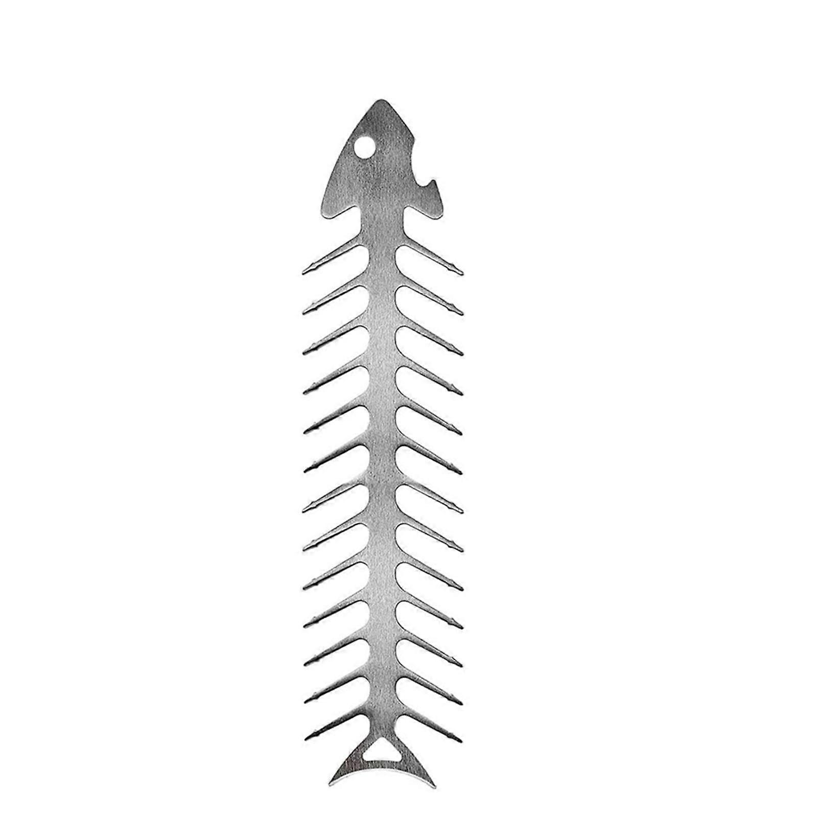 Fish Bone Shape Barbecue Forks Heat Resistant Sturdy Food Baking Fork for Picnic Camping