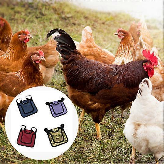 Feather Protector Chicken Saddle Hen Apron Wear Resistant Waterproof Hen Apron for Regeneration of Chicken Feathers
