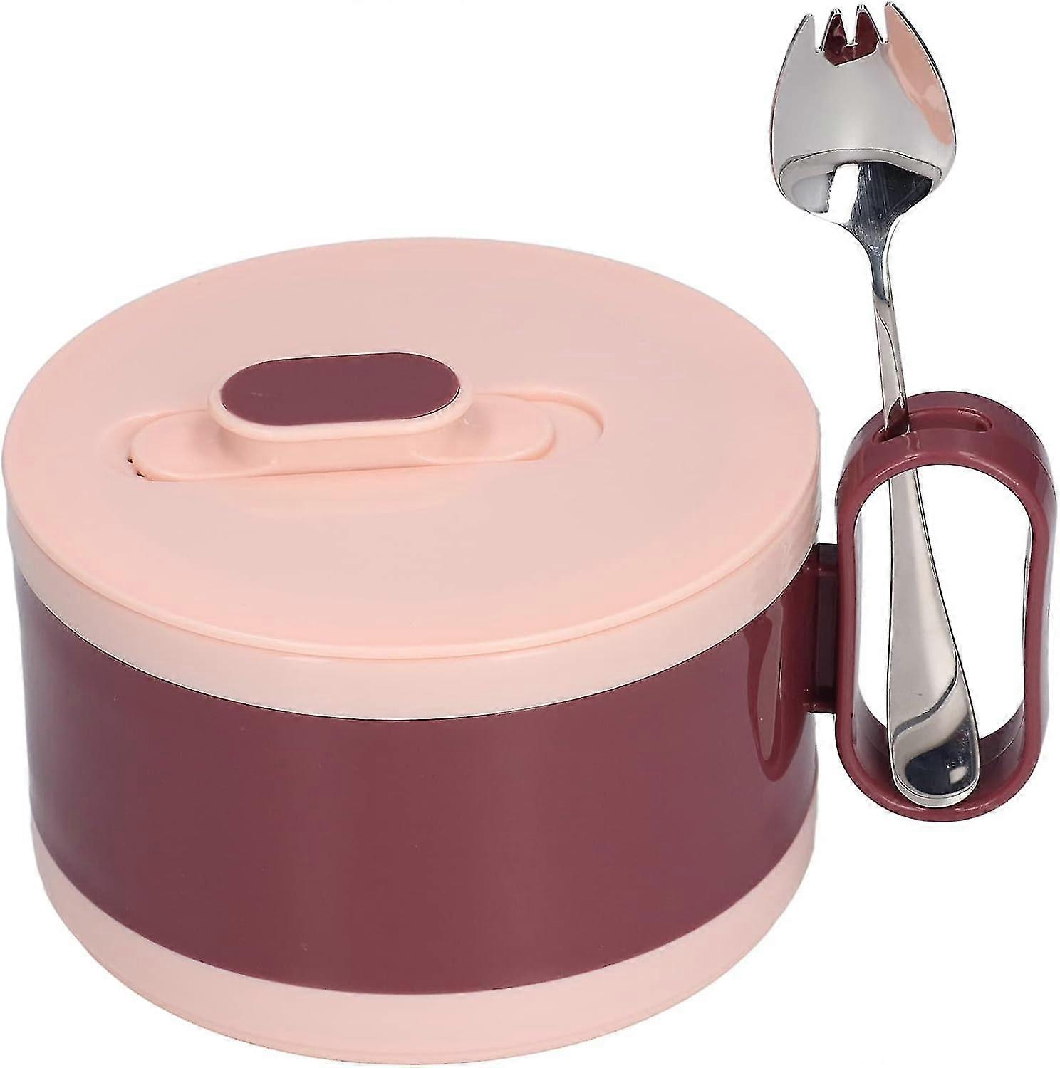 Stainless Steel Mixing Bowl Set with Double Insulation and Lids - Taro Purple
