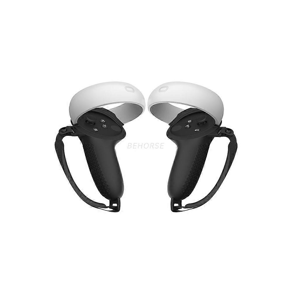 VR Protective Cover For VR Touch Controller Silicone Shell With Strap Half Pack Handle Grip For Oculus Quest 2 Accessories
