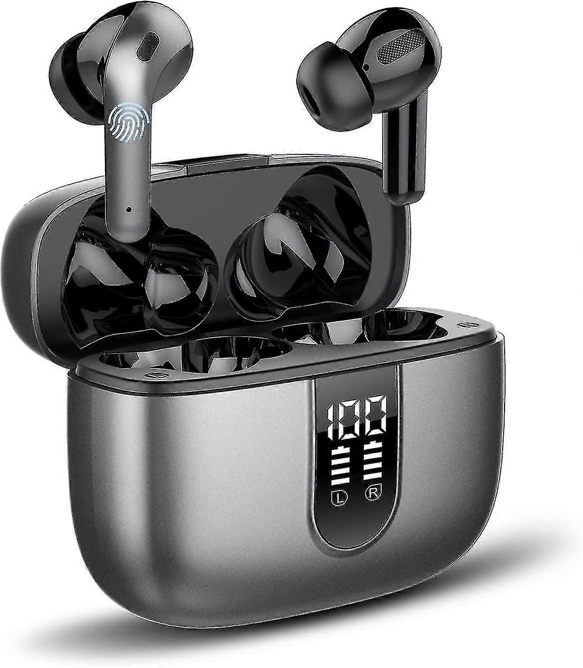 Kabellose Kopfhrer, In Ear Wireless Kopfhrer Mit Mikrofon, 40h Spielzeit Ipx7 Wasserdicht Usb C Bluetooth Kopfhrer Sport