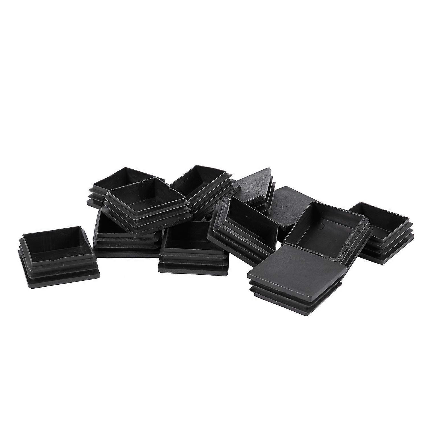 Πλαστικά τετράγωνα τάπες στόρια 50mm x 50mm, ένθετα σωλήνων 12 τεμάχια