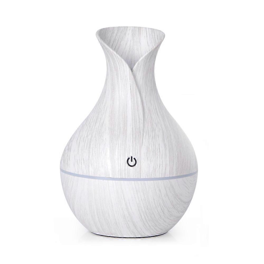 Electric Air Humidifier Essential Aroma Oil Diffuser Ultrasonic 130Ml Wood Grain Humidifier USB Mis