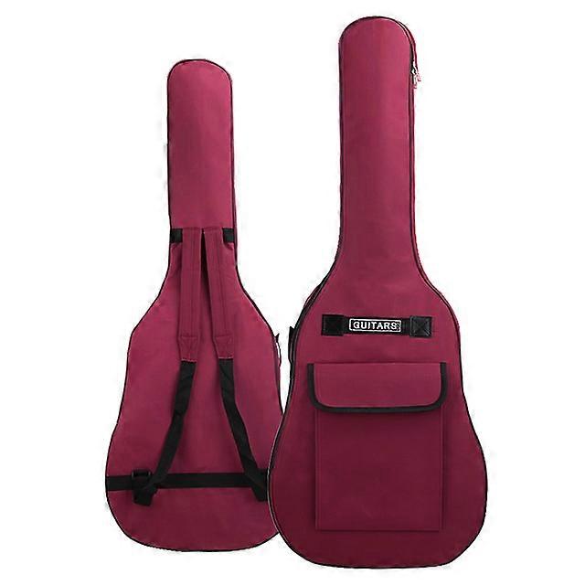 JWL- 40/41 tums Oxford Tyg Akustisk Gitarr Gig Bag Mjukt fodral Dubbla axelremmar Vadderad Gitarr Vattentät Ryggsäck