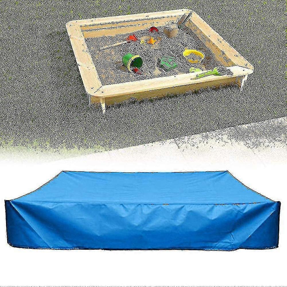 Dustproof Protection Sandbox Cover Waterproof Sandpit Pool Cover(size,color:200x200-blue)