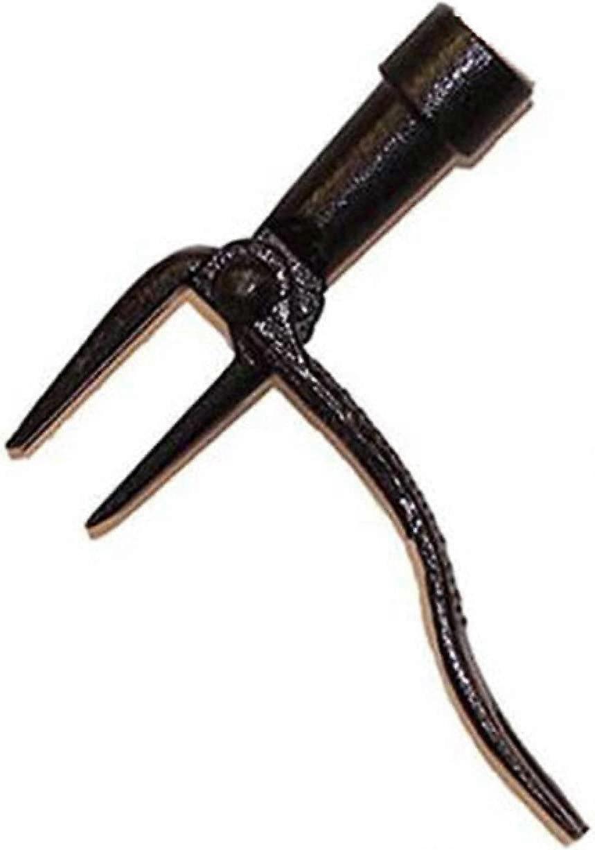 Weed Puller Desperation Hook Long Vertical Weeding Shovel Clamp Tool Standing Metal Only Weeder ,Without Wooden Stick