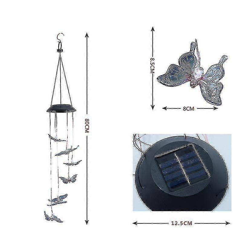 Wind Chime Color Changing Solar Mobile Light(color5)
