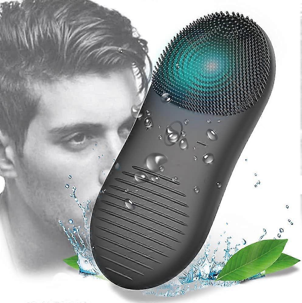 Sunrain Sonic Facial Cleansing Brush,ipx7 Waterproof Silicone Face Scrubber Brush & Massager Compatible With Men-women-teens, Usb Rechargeable, Super